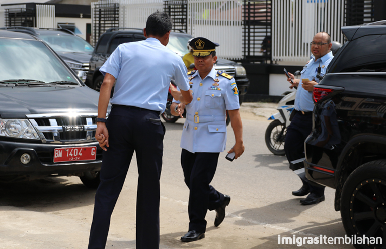 Kadiv Pemasyarakatan, Maulidi Hilal Sambangi Kantor Imigrasi Tembilahan